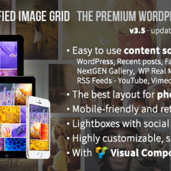 Justified Image Grid v3.5 - Premium WordPress Gallery