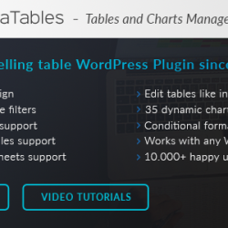 wpDataTables v1.7.2 - Tables and Charts Manager for WordPress