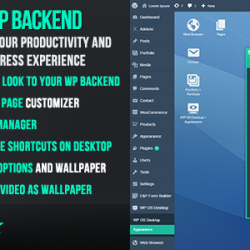 WP OS Desktop Backend v1.145 - More than a Wordpress Admin Theme