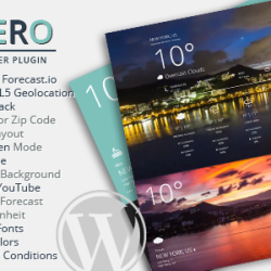 Astero WordPress Weather Plugin v1.3.1