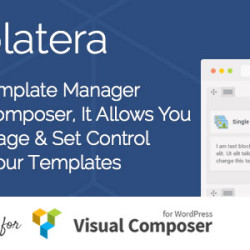 Templatera v1.1.12 - Template Manager for Visual Composer