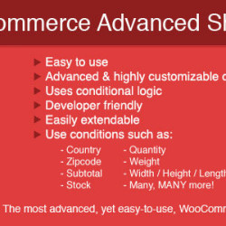 WooCommerce Advanced Shipping v1.0.13