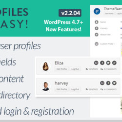 User Profiles Made Easy v2.2.04 - WordPress Plugin