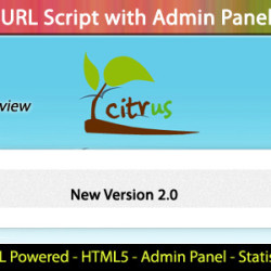 SM Short URL Script with Admin panel v2.5