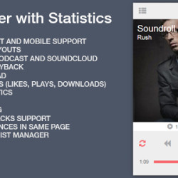 Audio Player with Statistics