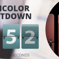 Resizable Multicolor Countdown