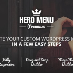 Hero Menu v1.15.5 - Responsive WordPress Mega Menu Plugin