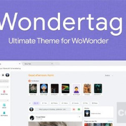 Wondertag v2.5 - The Ultimate WoWonder Theme