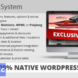 Car Rental System (Native WordPress Plugin) v5.0.6