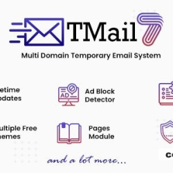 TMail v7.2 - Multi Domain Temporary Email System - nulled