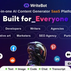 WriteBot v2.4.0 - AI Content Generator SaaS Platform