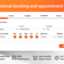 Bookly PRO v7.5 – Appointment Booking and Scheduling Software System