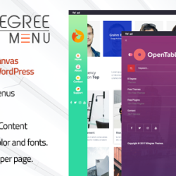 8Degree Fly Menu v1.0.8 - Responsive Off-Canvas Menu Plugin