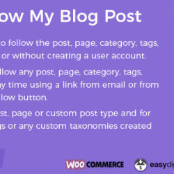 Follow My Blog Post WordPress Plugin v1.9.6