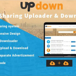 UpDown v1.3 - File Sharing Uploader / Youtube / Downloader & Blogging