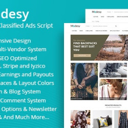 Modesy v1.4.1 - Marketplace & Classified Ads Script - nulled