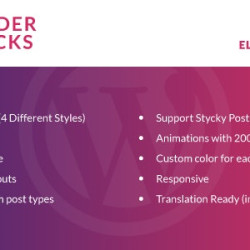 Header Blocks for Elementor v1.0 - WordPress Plugin