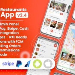 Food Delivery Flutter + PHP Laravel Admin Panel v2.4.1