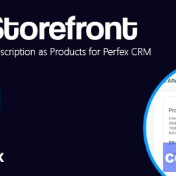 Products and services for Perfex CRM v1.3.2