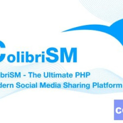 ColibriSM v1.2.9 - The Ultimate PHP Modern Social Media Sharing Platform - nulled