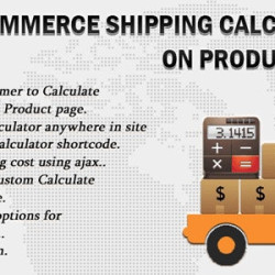 Woocommerce Shipping Calculator On Product Page v2.8