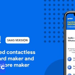 GoBiz v5.0.0 - Digital Business Card + WhatsApp Store Maker | SaaS | vCard Builder - nulled