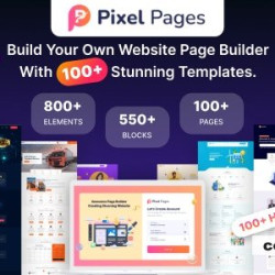 PixelPages v1.0.7 - SAAS Application Website Builder for HTML Template