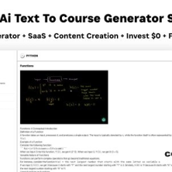 Ai Course Generator v2.0 - Text To Course SaaS Ai Video & Image Content Payment Earn Gemini React Admin