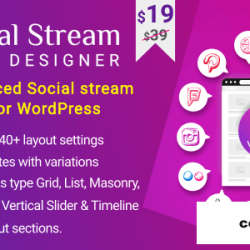 Social Stream Designer v1.1.9 - Instagram Facebook Twitter Feed - Social media Feed Grid Gallery Plugin