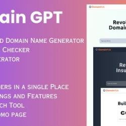 Domain GPT - AI Domain Name Generator - Domain Tools - 9 August 2024