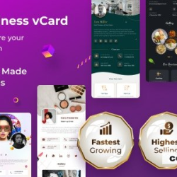 vCard SaaS v8.11.2 - Business Card Builder SaaS - Laravel VCard Saas - NFC Card - With Mobile App