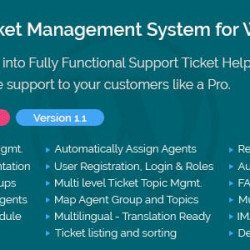 Support Ticket Management System for WordPress v1.9