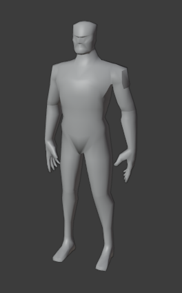 Lowpoly Male Rigged (.blend)