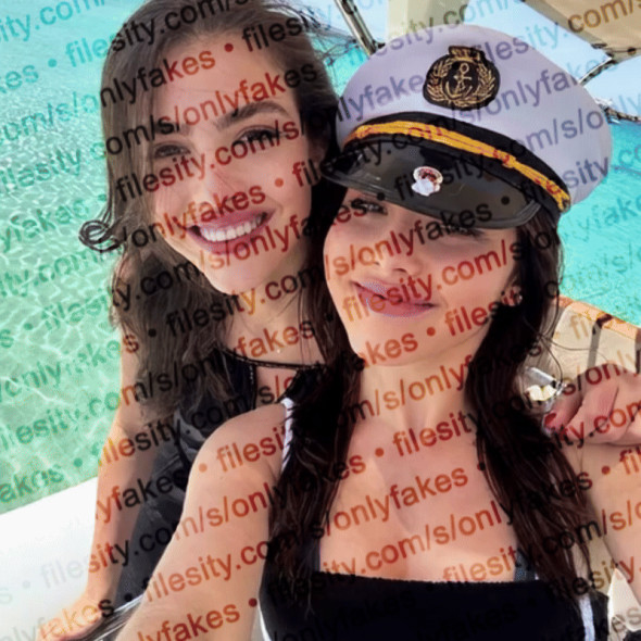 Andrea Botez and her sister being naughty